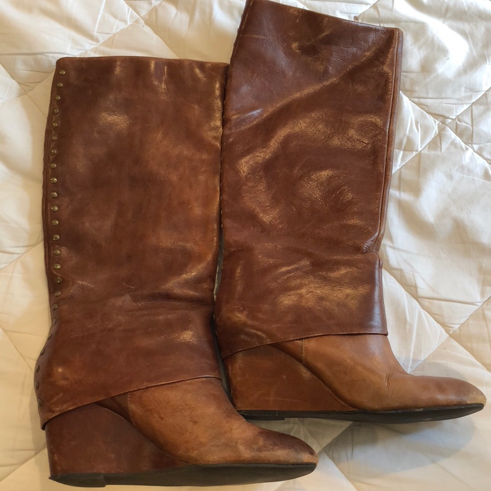 STEVEN by Steve Madden MAURAA congac boots!